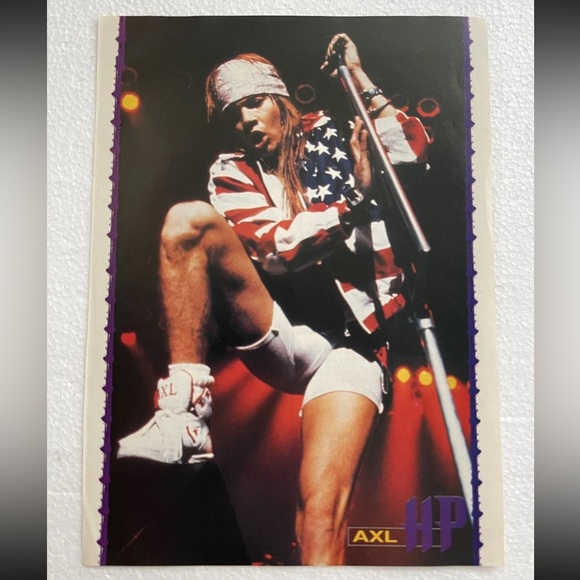 Guns N’ Roses Axl Rose Pinup - Picture 1 of 1